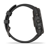 Garmin Fenix 7 Sapphire Solar Smartwatch (Carbon Gray DLC Titanium w/ Black Band)