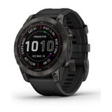 Garmin Fenix 7 Sapphire Solar GPS Smartwatch with Black Band