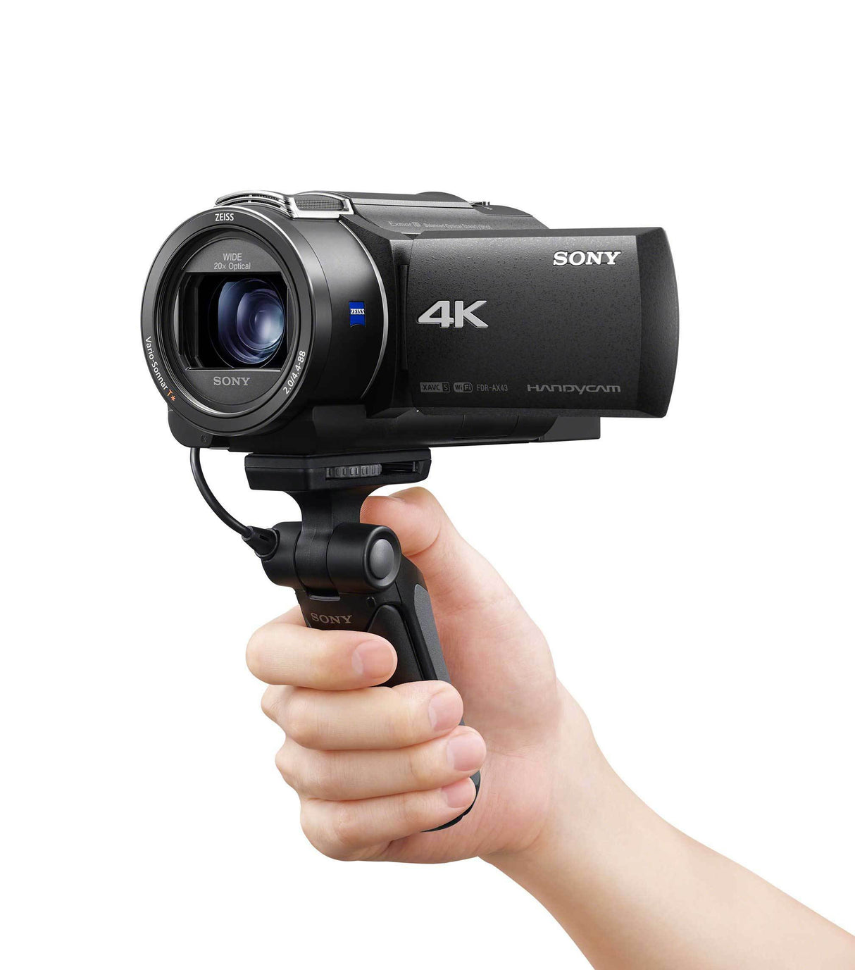 Sony FDR-AX43A/B 4K Handycam Camcorder with low-light 16:9 Exmor R CMOS sensor