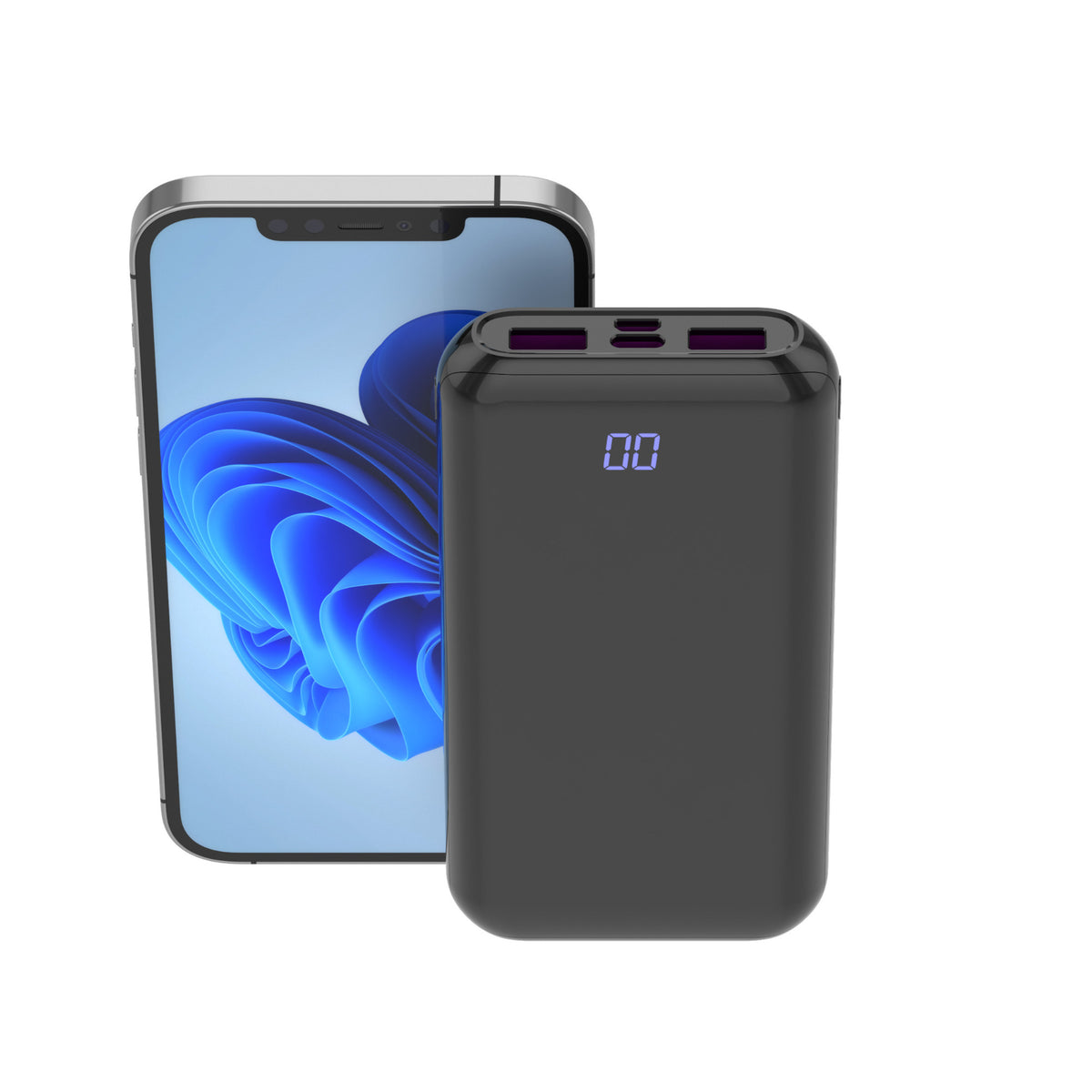 PhoneSuit Energy Core - LCD PD Battery Pack - Ultra - 20W PD - 10,000mAh (Open Box)