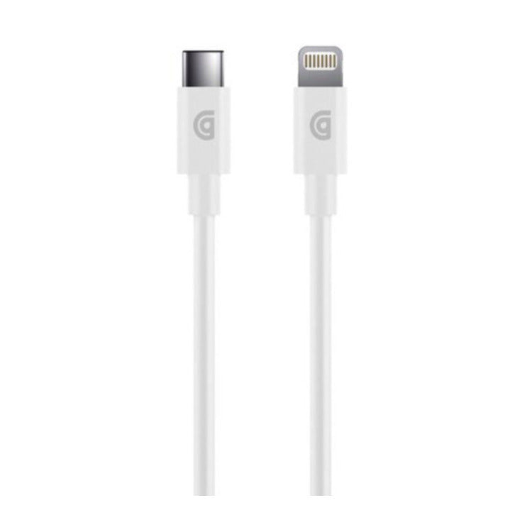 Griffin USB-C to MFI Charge/Sync Lightning Cable (6-Feet, White)