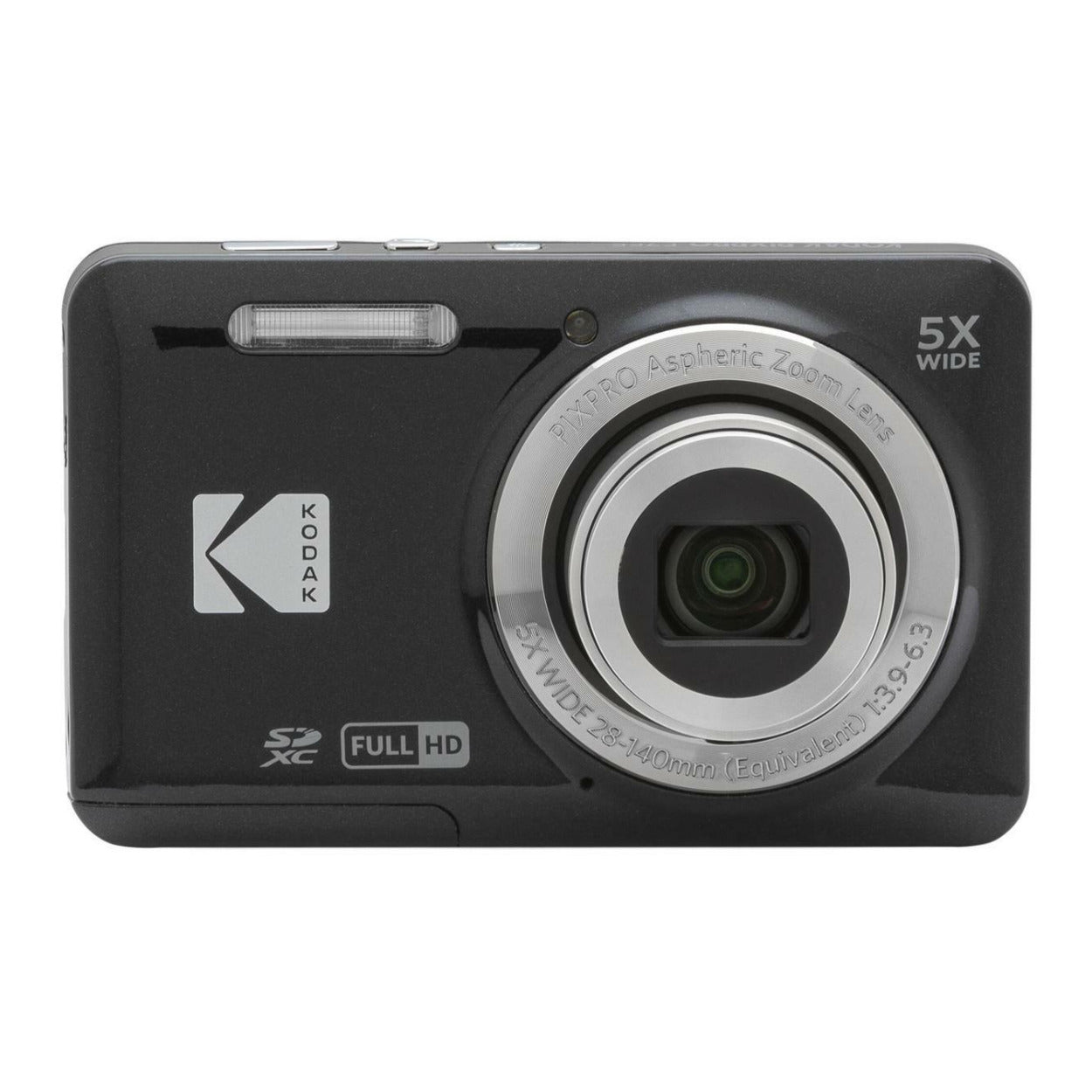 Kodak PIXPRO Friendly Zoom FZ55 Digital Camera (Black) with Camera