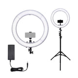 Koah SOL SPHERE 19-Inch 55W Ring Light Kit with Carrying Bag Bundle and Air Cushioned Stand
