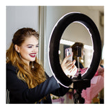 Koah SOL SPHERE 19-Inch 55W Ring Light Kit with Carrying Bag Bundle and Air Cushioned Stand