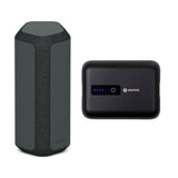 Sony SRS-XE300 X-Series Wireless Portable Bluetooth Speaker (Black) with Power Bank