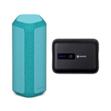 Sony SRS-XE300 X-Series Wireless Portable Bluetooth Speaker (Blue) with 10,000mAh Power Bank