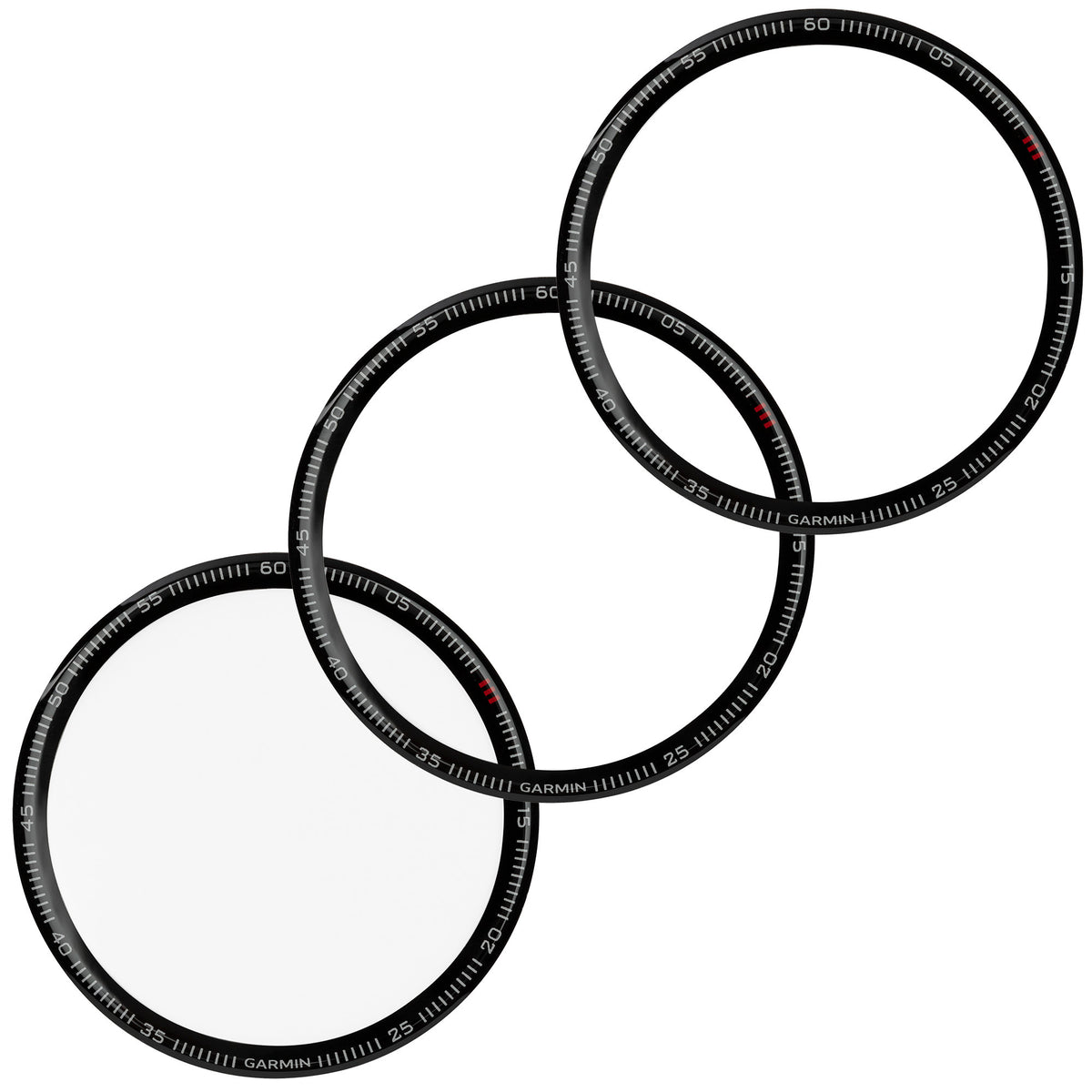 Focus 9H Tempered Glass Screen Protector Film for Garmin Fenix 7X (51mm, 3-Pack)