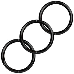 Focus 9H Tempered Glass Screen Protector Film for Garmin Venu 2 Plus (43mm, 3-Pack)