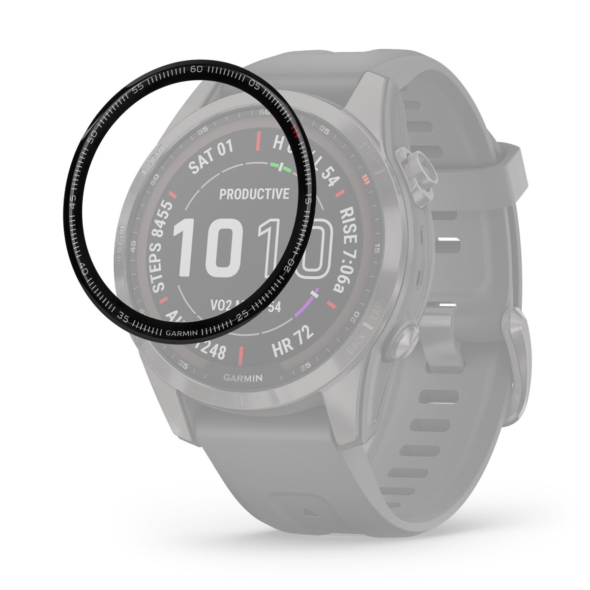Focus 9H Tempered Glass Screen Protector Film for Garmin Fenix 7S (42mm, 3-Pack)