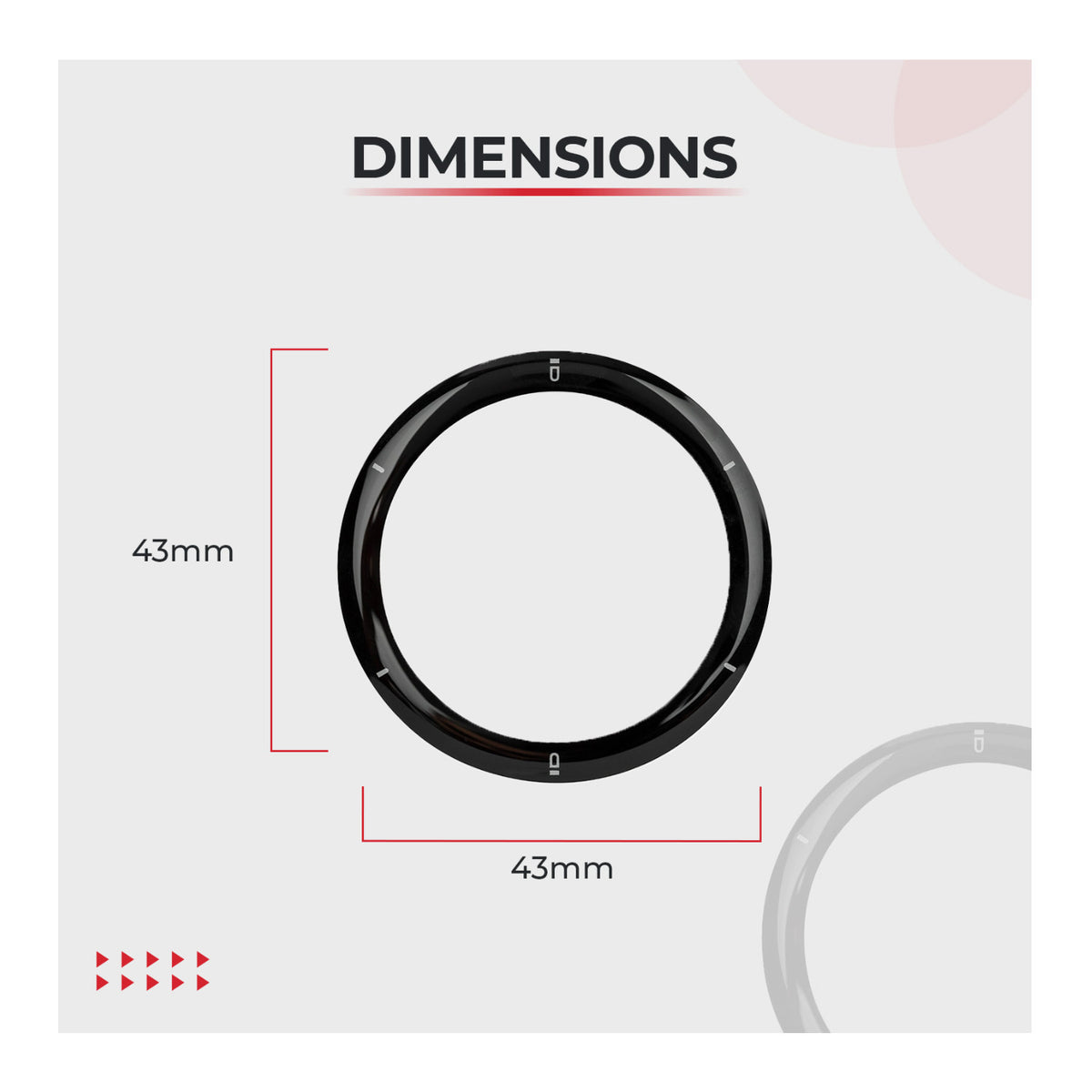 Focus 9H Tempered Glass Screen Protector Film for Garmin Venu 2 Plus (43mm, 3-Pack)