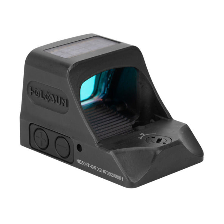 HOLOSUN HE508T-GR-X2 Black Anodized 1x 2/32 MOA Green Dot and Circle Reticle