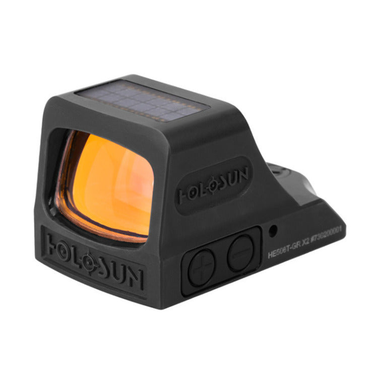 HOLOSUN HE508T-GR-X2 Black Anodized 1x 2/32 MOA Green Dot and Circle Reticle
