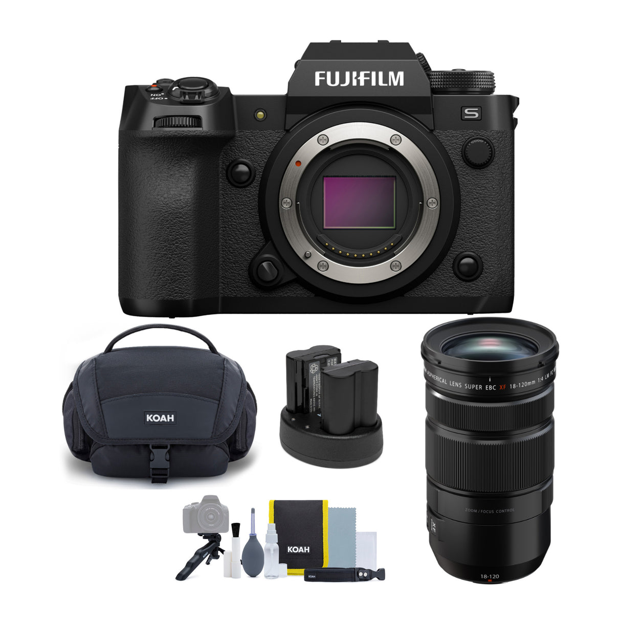 Fujifilm X-H2S Mirrorless Camera Body (Black) Bundle