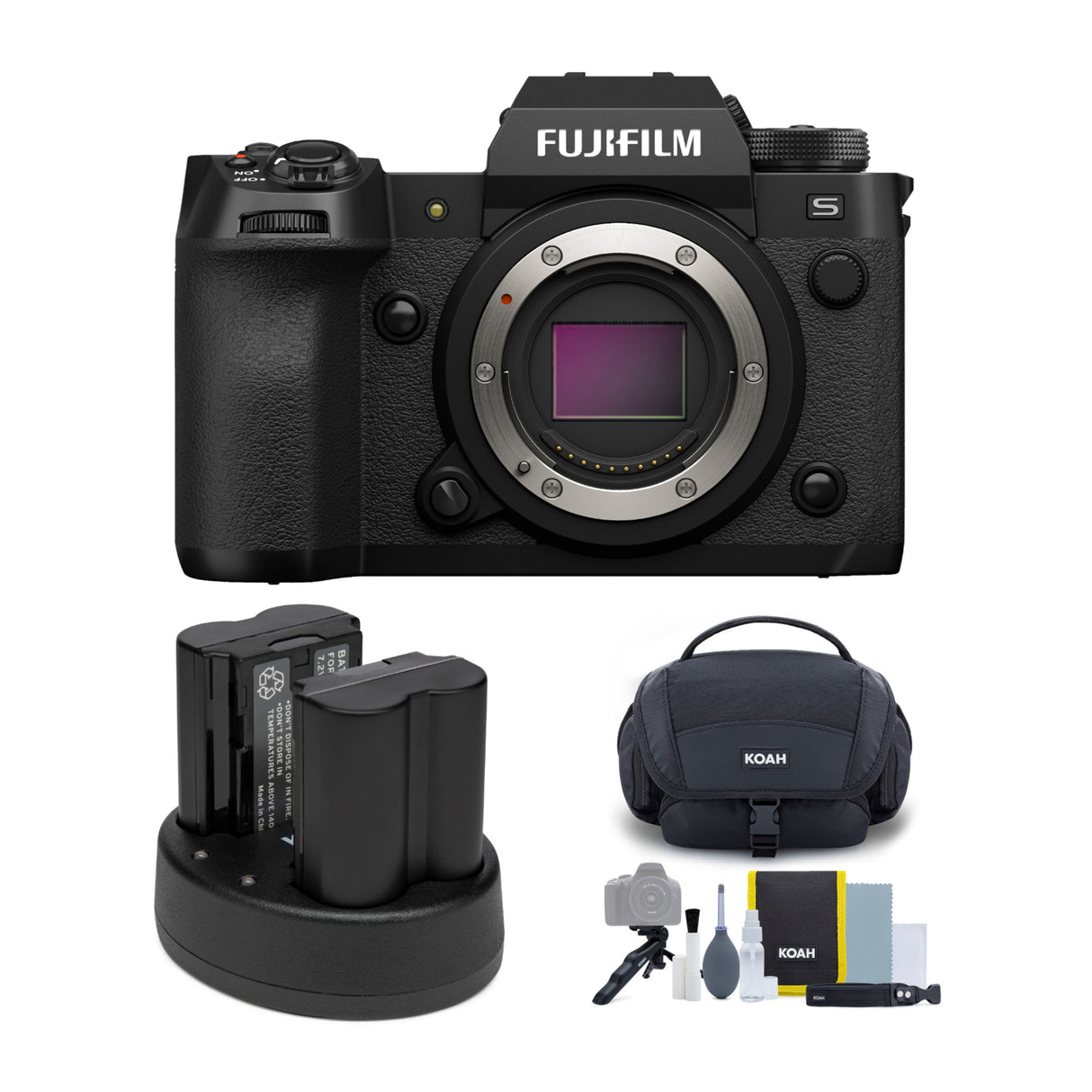 Fujifilm X-H2S Mirrorless Camera Body (Black) Bundle