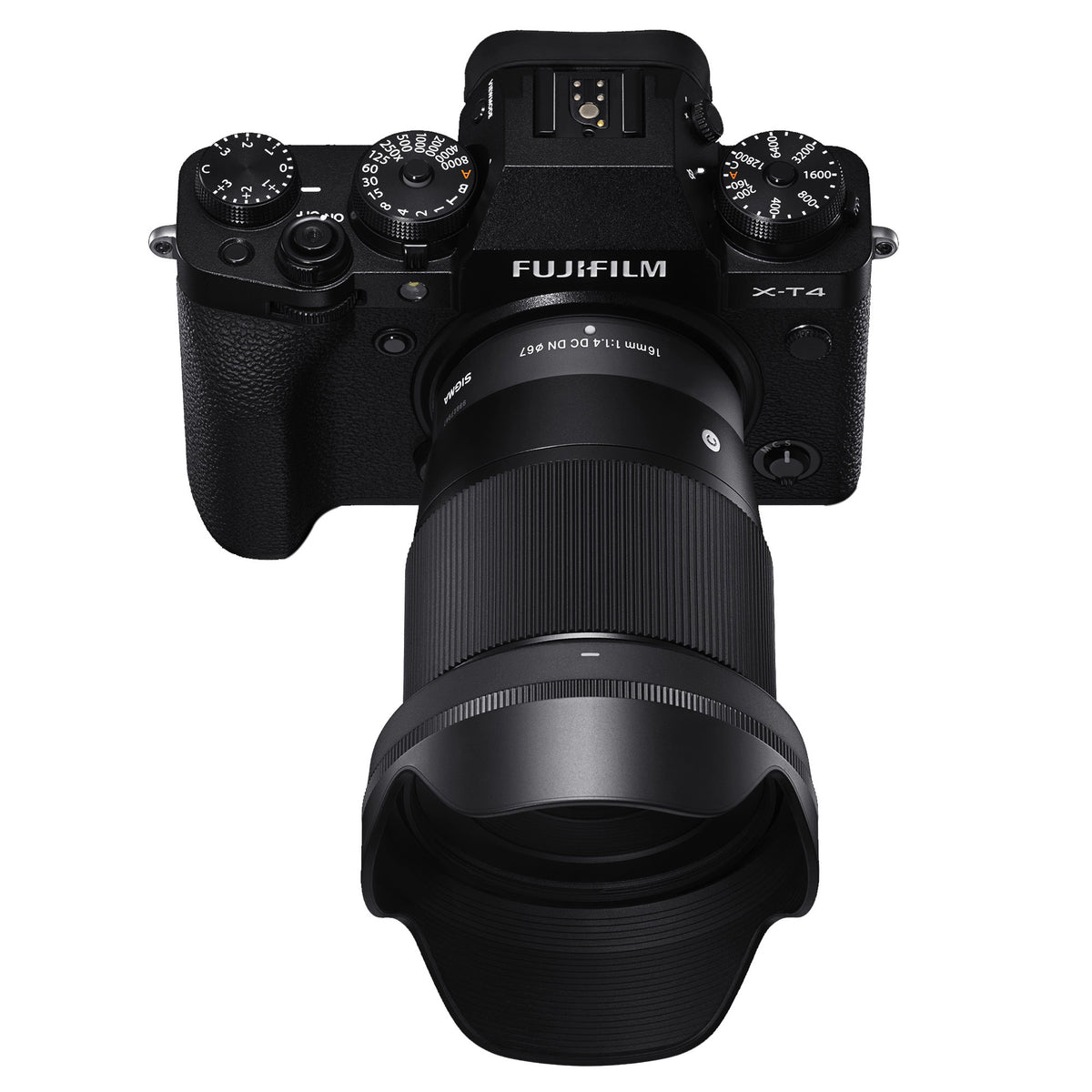 Sigma 16mm F1.4 Contemporary DC DN Lens for Fuji X Mount with Battery and Dual Charger Bundle