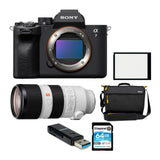 Sony Alpha 7 IV Full-frame Mirrorless Interchangeable Lens Camera (Body) with Sony Lens Bundle