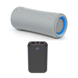 Sony SRS-XG300 X-Series Wireless Portable-Bluetooth Party-Speaker (Light Gray) with PD Battery Pack