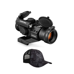 Vortex StrikeFire II Red Dot Sight (Cantilever Mount) and Logo Hat