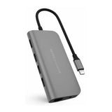 Targus HyperDrive Power 9-in-1 Universal USB-C Hub for MacBook and PC (Gray)