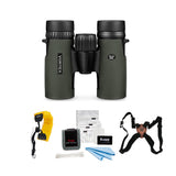 Vortex Diamondback 10x32 Binocular with Harness Strap & Focus Accessory Bundle