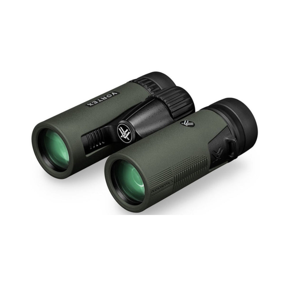 Vortex Diamondback 10x32 Binocular with Harness Strap & Focus Accessory Bundle