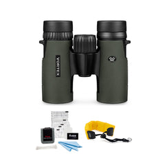 Vortex Diamondback 10x32 Binocular with Focus Accessory Bundle
