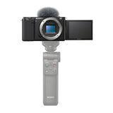 Sony Alpha ZV-E10 APS-C Interchangeable Lens Mirrorless Vlog Camera (Body Only, Black) Bundle