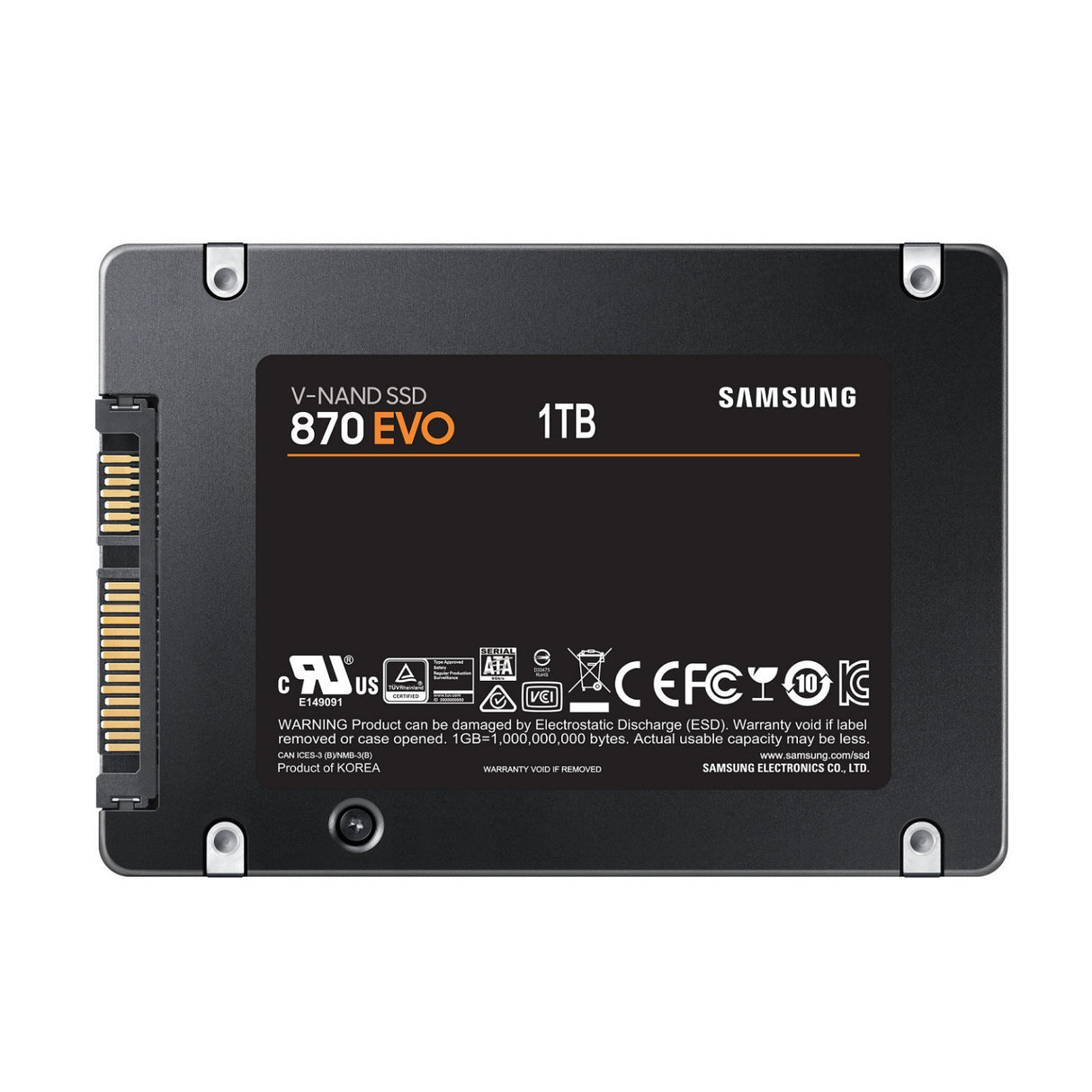 Samsung 1TB 870 EVO SATA III 2.5-Inch Internal SSD