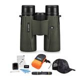 Vortex 10x42 Viper HD Roof Prism Binoculars with Foam Float Strap and Accessory Bundle