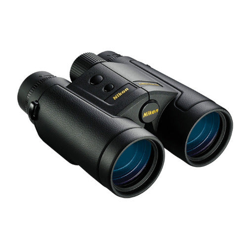 Nikon 10x42 LaserForce Rangefinder Binoculars with Retractable Tether Bundle