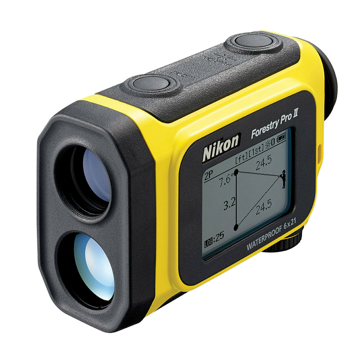 Nikon Forestry Pro II Laser Rangefinder/Hypsometer with Camo Retractable Tether Bundle