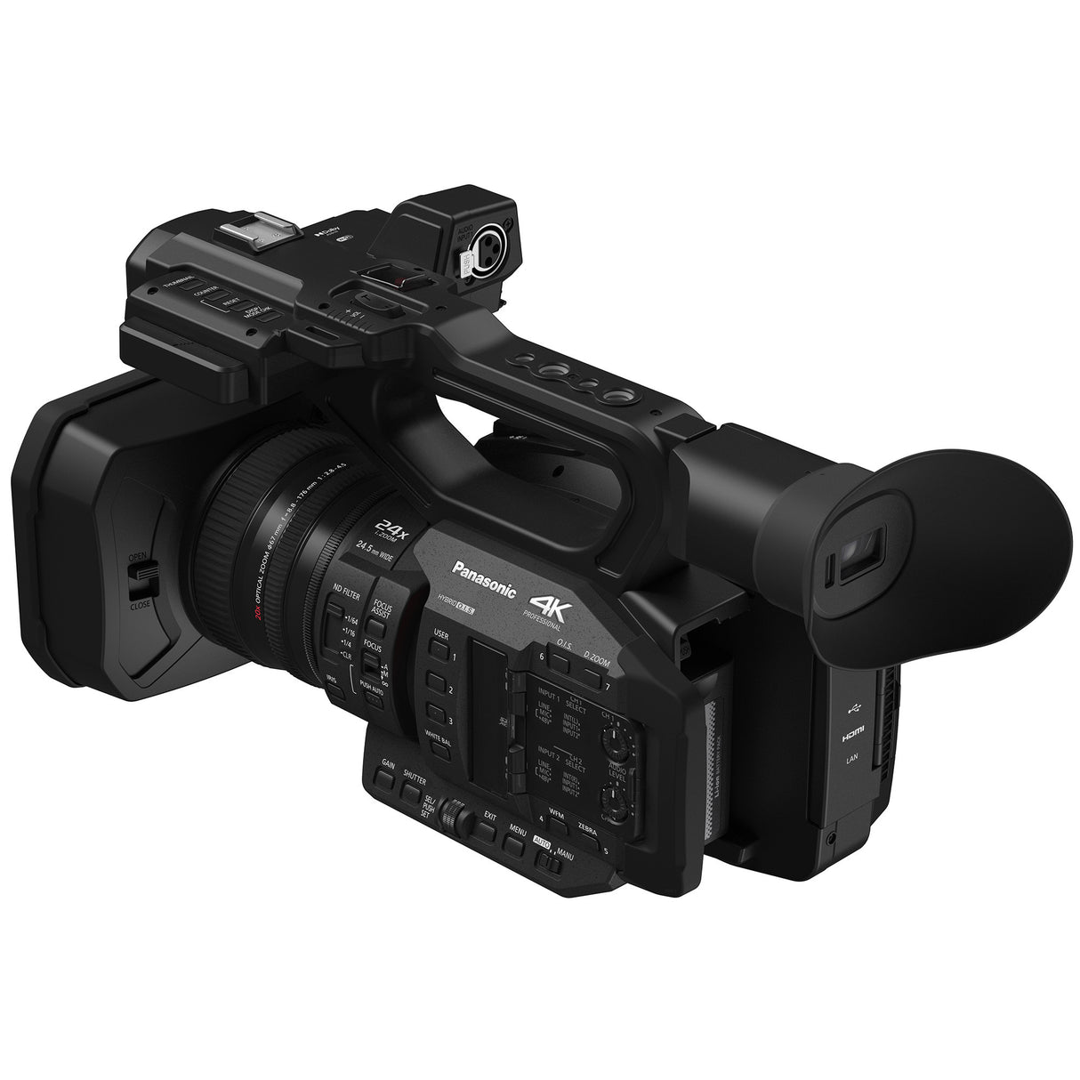 Panasonic HC-X2 4K 60p Ultra HD Pro Camcorder with 1-inch Sensor, 24.5mm Wide-Angle Lens & 20x Zoom