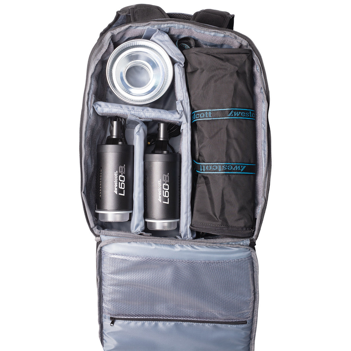 Westcott L60-B Bi-Color COB LED Video Light 2-Pack and Backpack Kit