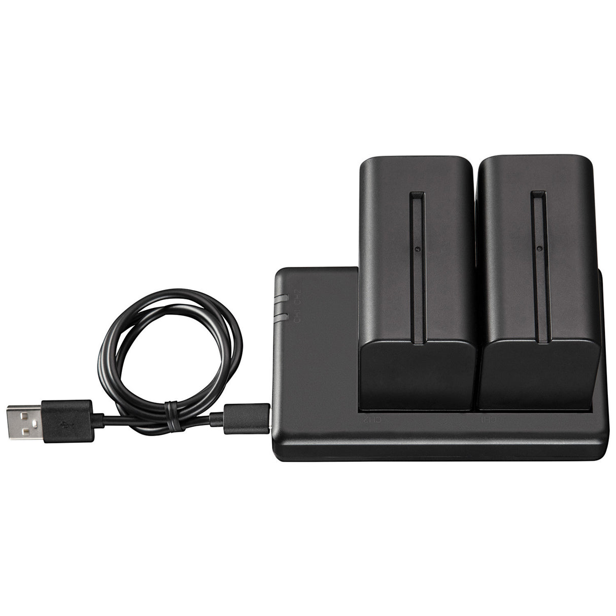 Westcott NP-F970 Dual Battery Pack with Charger  (2-pack L-Series 7.4V 6600mAh 48.8Wh)