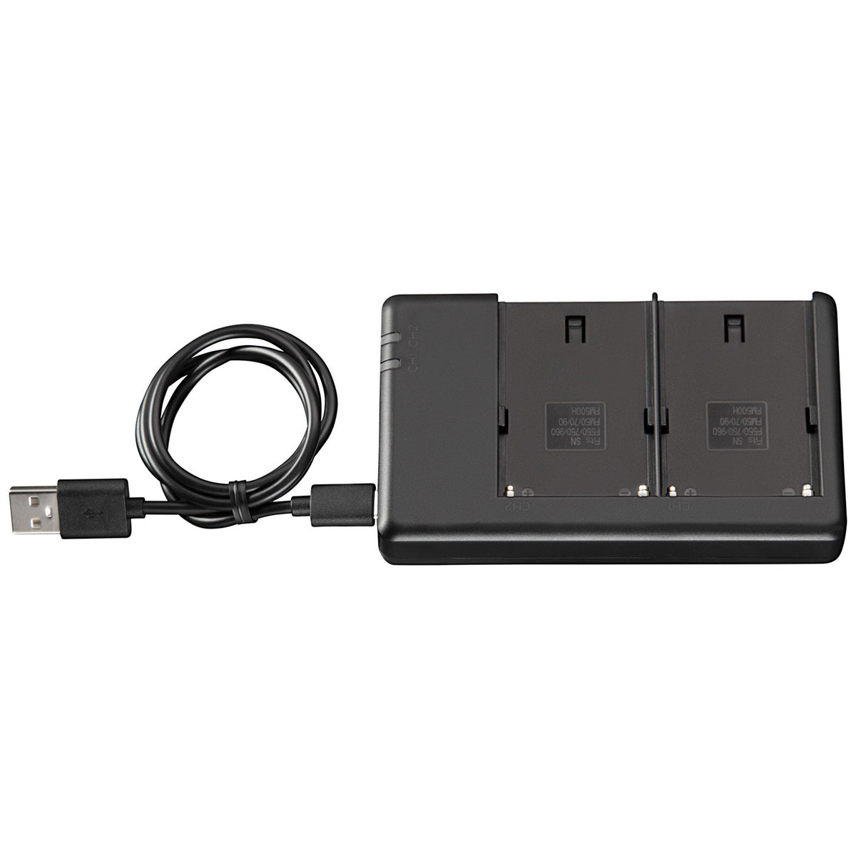 Westcott NP-F970 Dual Battery Pack with Charger  (2-pack L-Series 7.4V 6600mAh 48.8Wh)