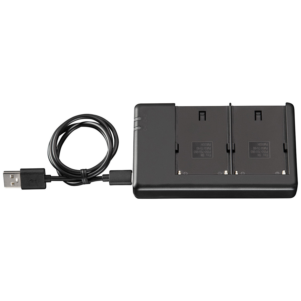 Westcott NP-F970 Dual Battery Pack with Charger  (2-pack L-Series 7.4V 6600mAh 48.8Wh)