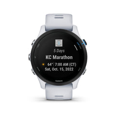 Garmin Forerunner 255 Music Running Watch (Whitestone)