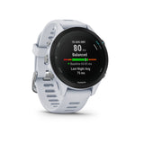 Garmin Forerunner 255S Music Running Watch (Whitestone)