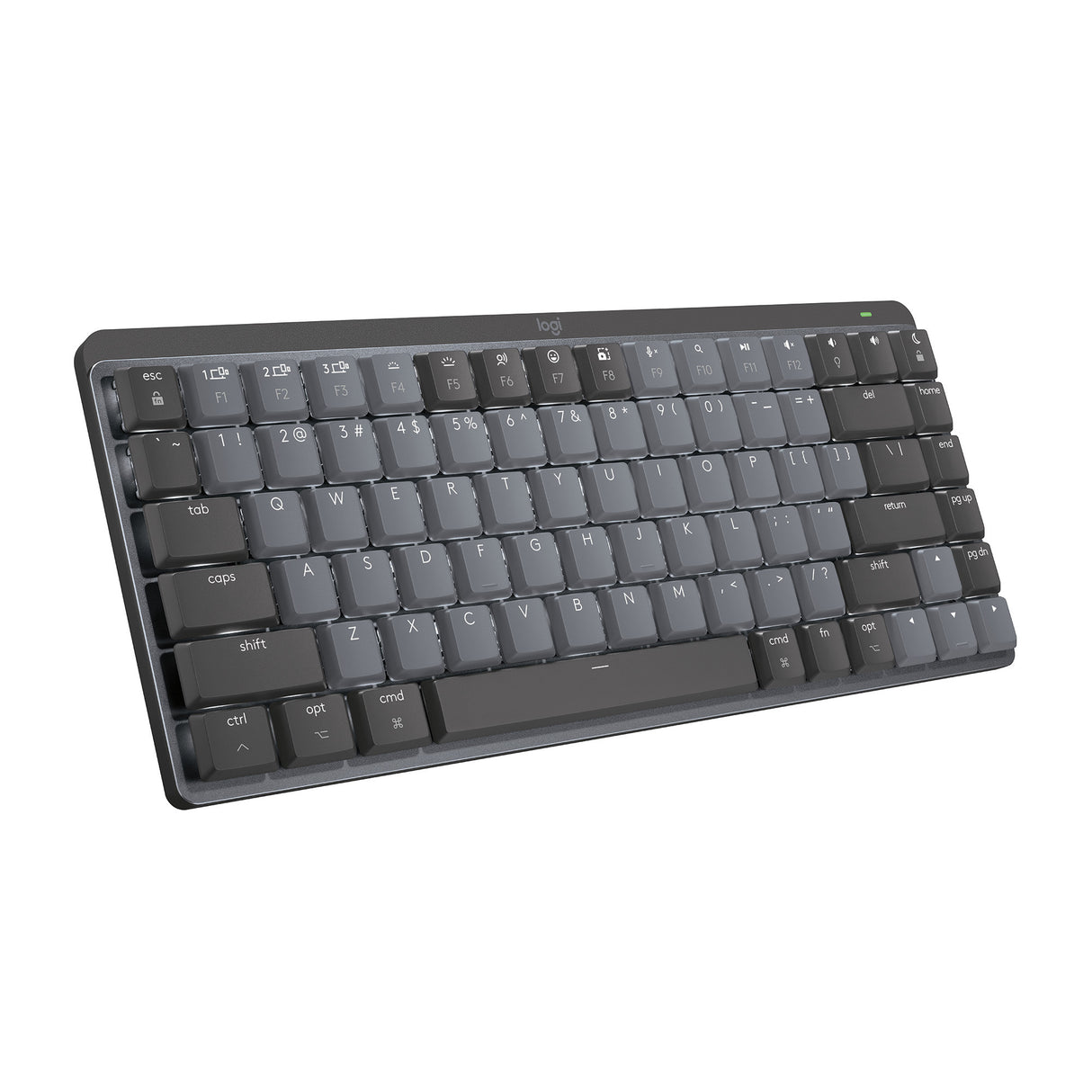 Logitech MX Mechanical Mini for Mac Minimalist Wireless Illuminated Keyboard (Space Gray)