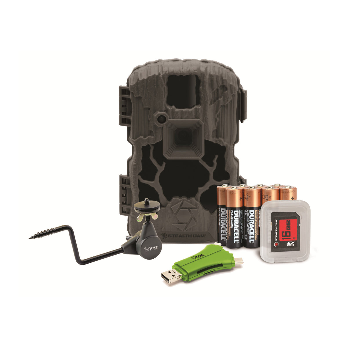 Stealth Cam Prevue PXV26 Camera with Card Reader, Batteries, and Card (4-Pack)