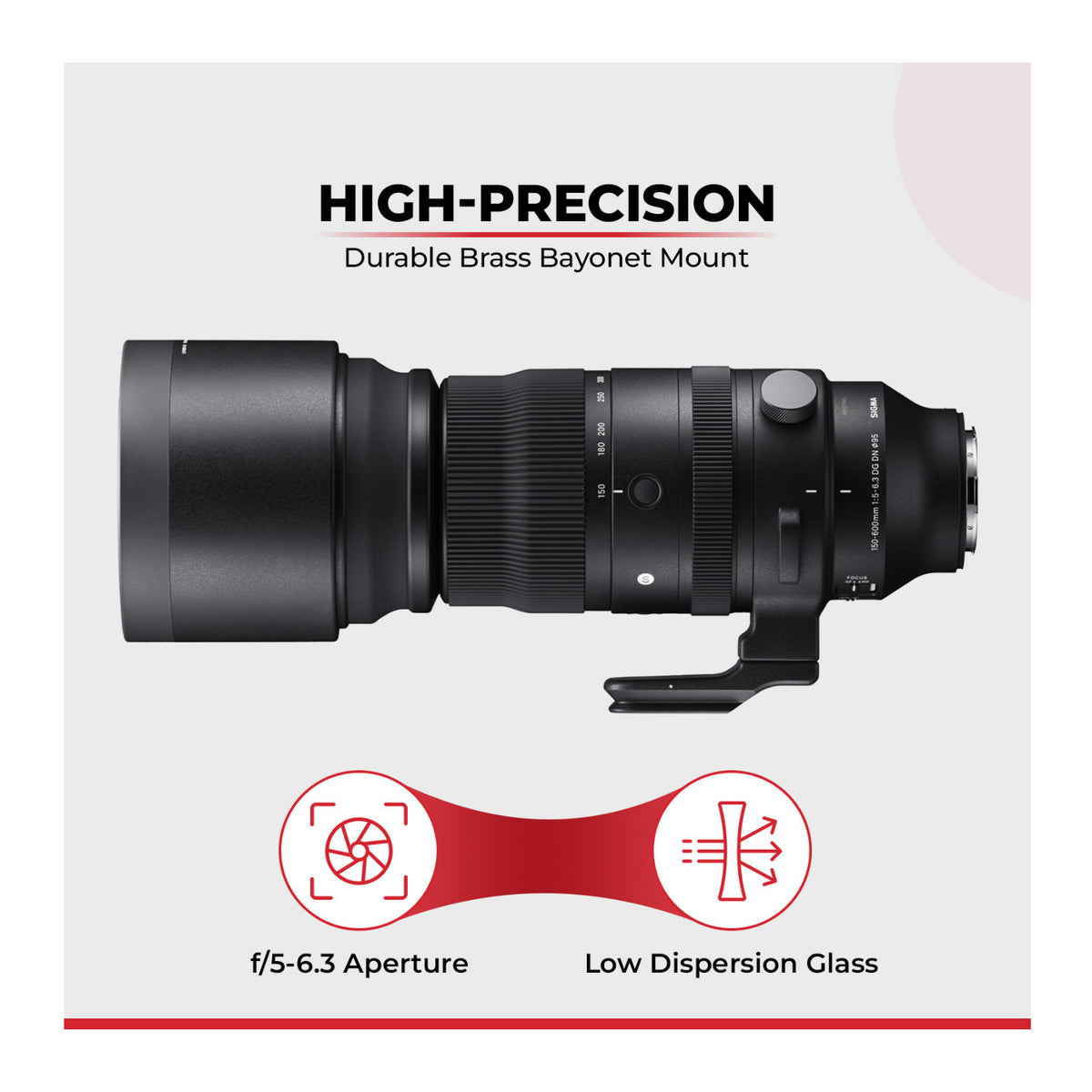 Sigma 150-600mm f/5-6.3 DG DN OS Sports Zoom Lens for Sony E with 1TB Hard Drive and 64GB SD Card
