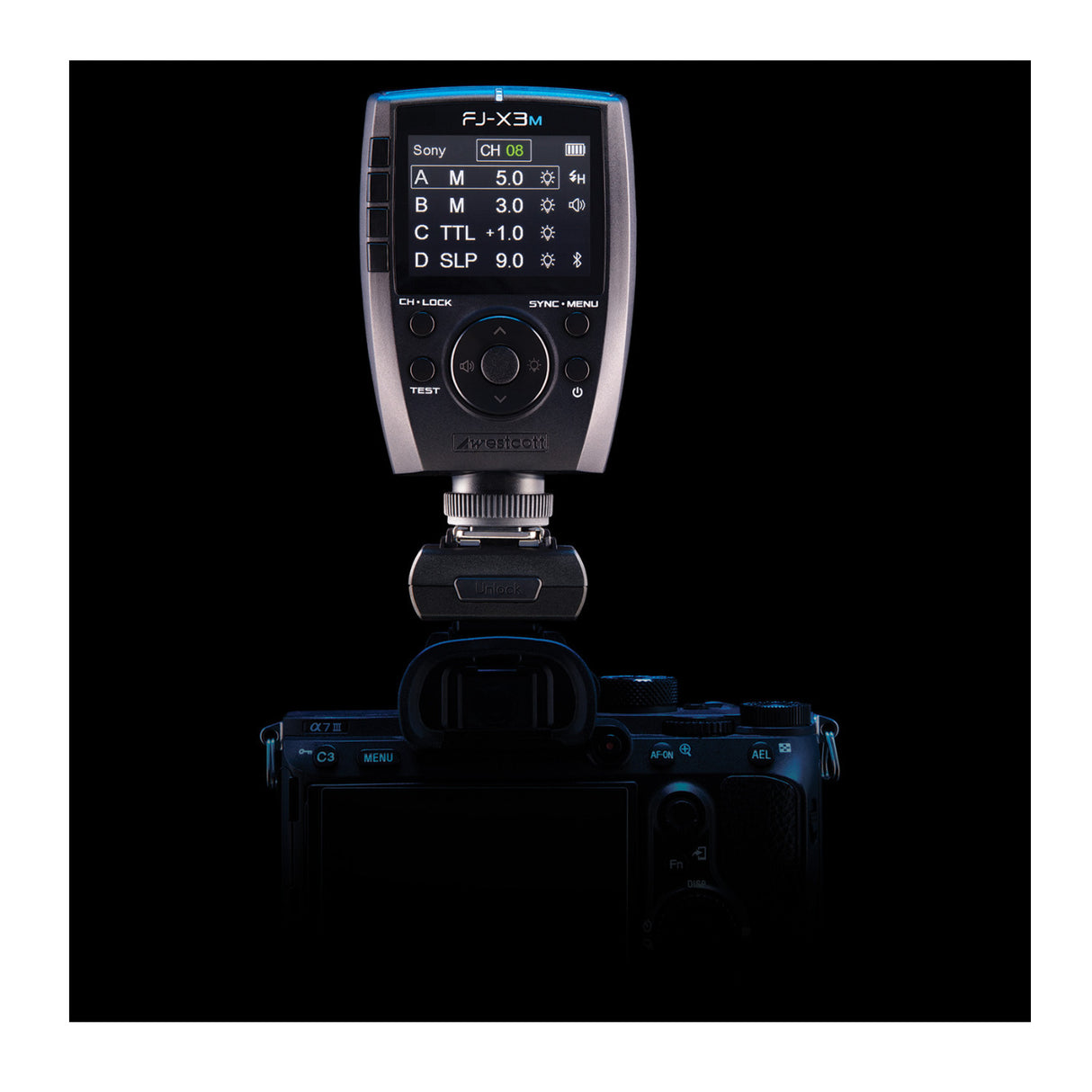 Westcott FJ-X3 M Universal Wireless Flash Trigger with Adapter for Sony Cameras