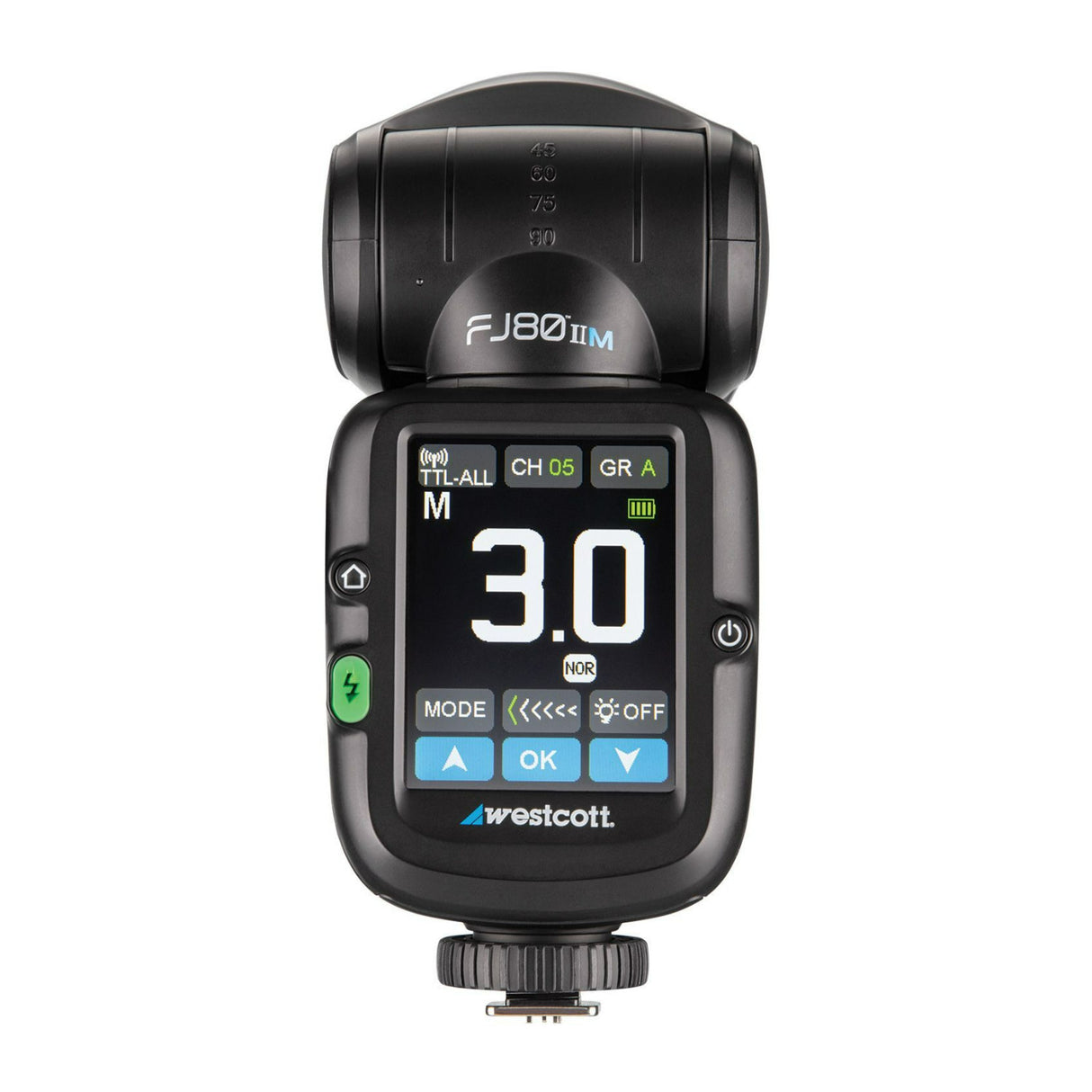 Westcott FJ80 II M Universal Touchscreen 80Ws Speedlight with Multi-Brand Camera Mount