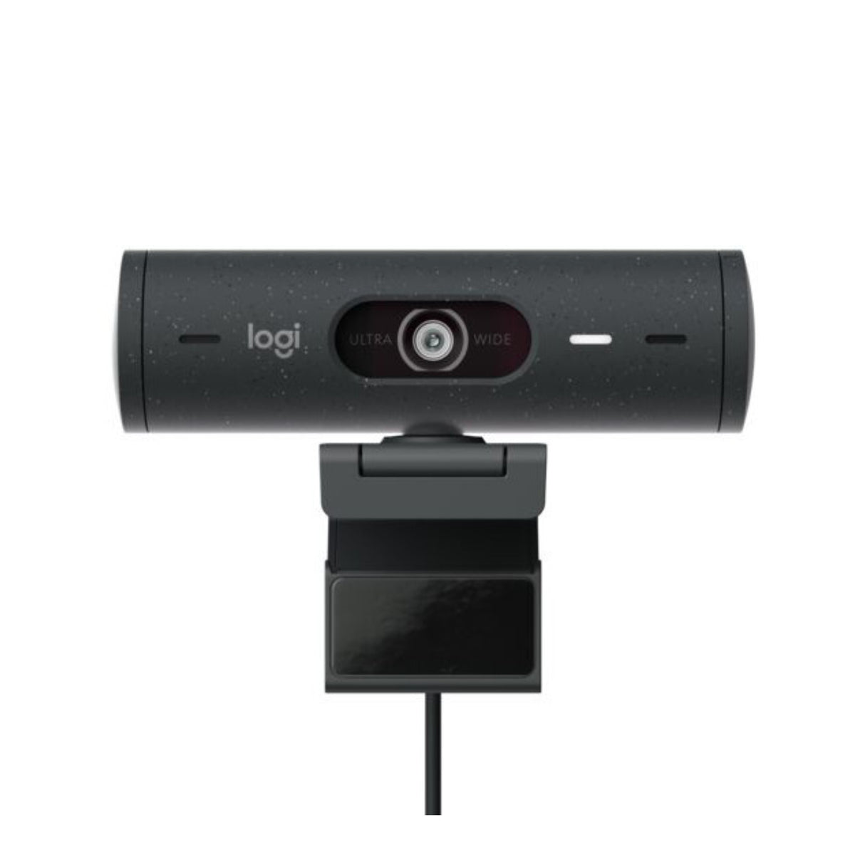 Logitech Brio 500 Webcam with Selfie Ring Light Stand and USB Hub (Graphite)