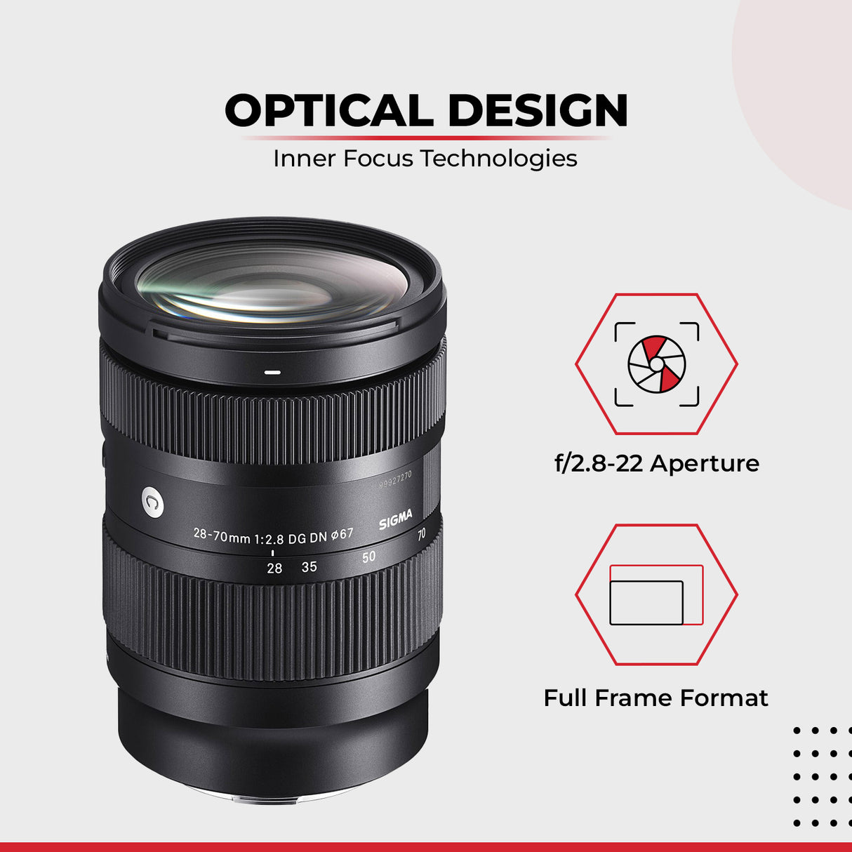 Sigma 28-70mm f/2.8 DG DN Contemporary Lens for Sony with Rugged Mini 1TB Bundle