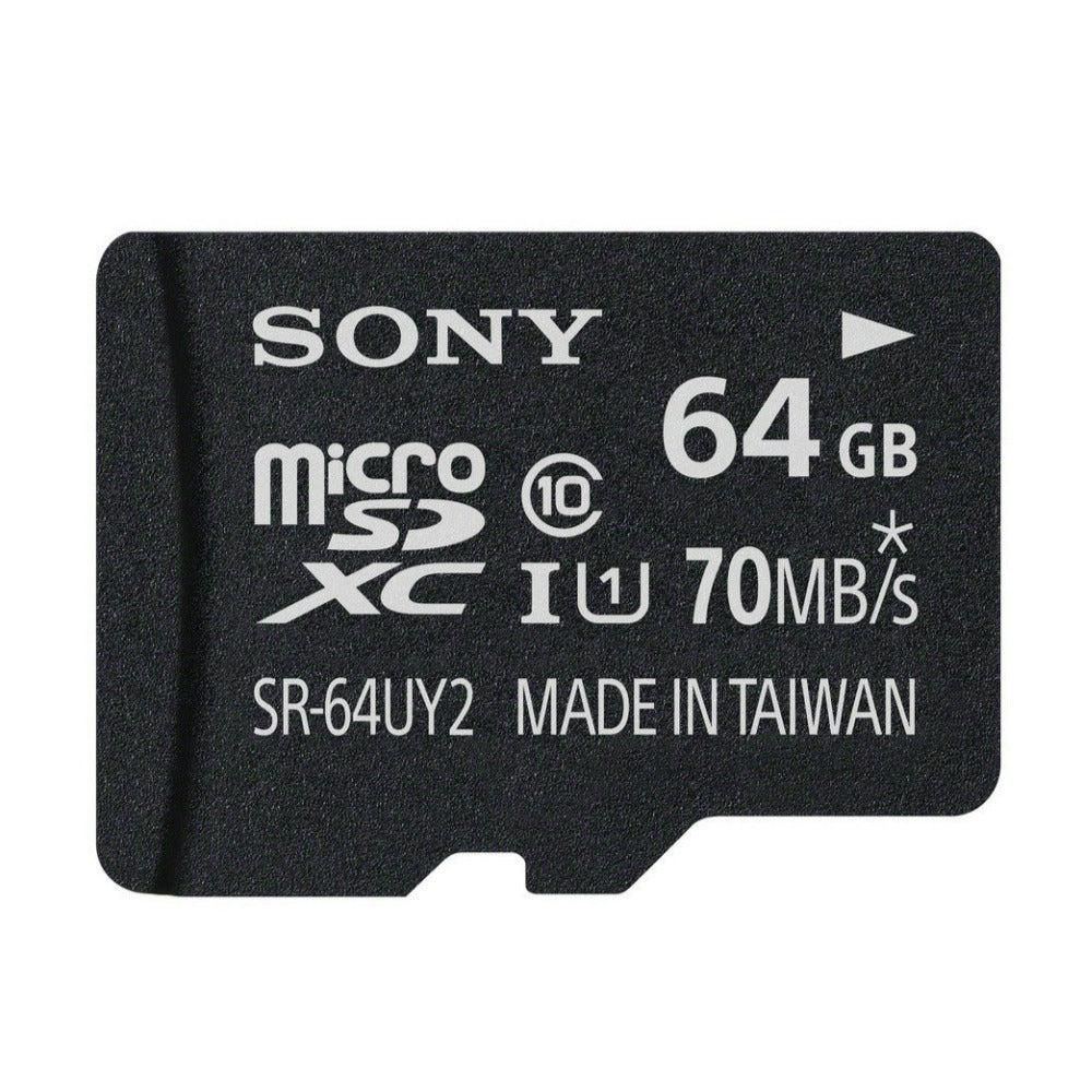 Sony 64GB Class 10 UHS-1 microSDHC Memory Card