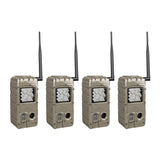 Cuddeback CuddeLink Power House IR 20MP Trail Camera (4-Pack)