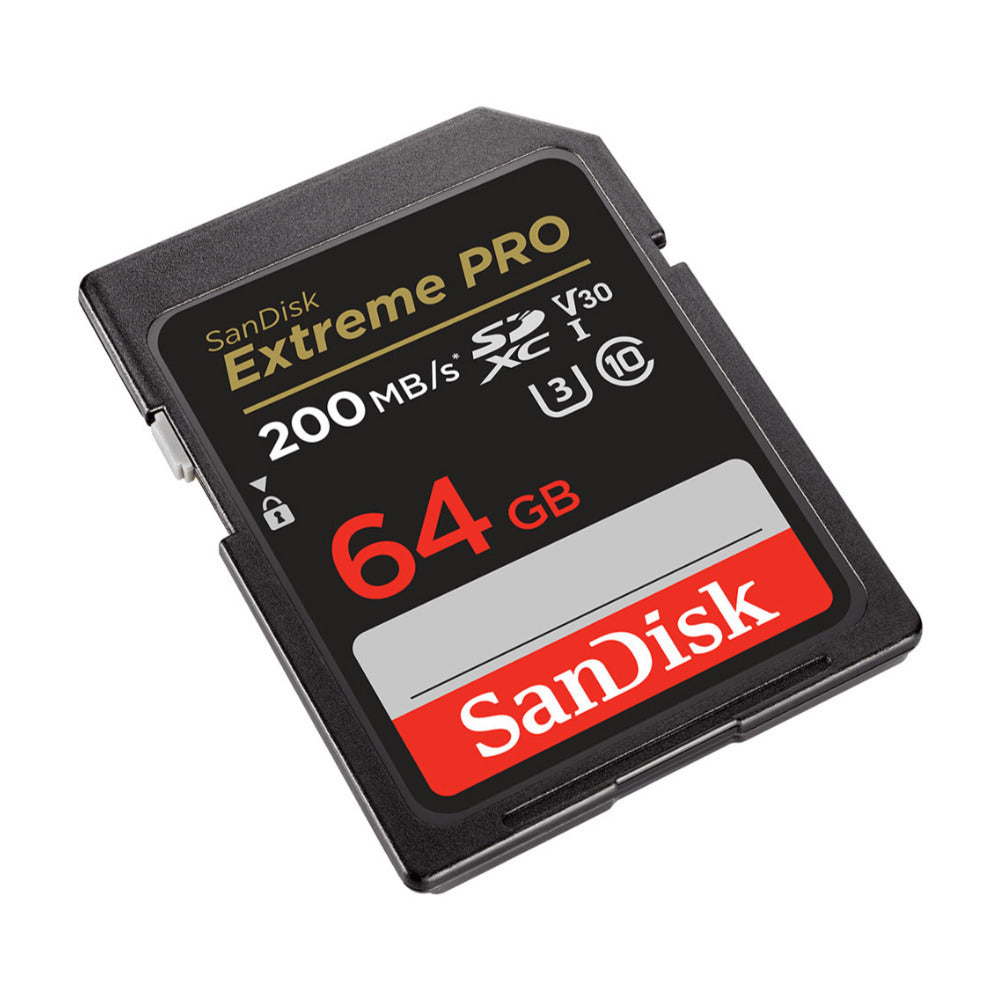 SanDisk 64GB Extreme PRO 200MB/s SDXC UHS-I Memory Card