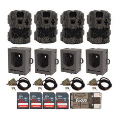 Stealth Cam DS4K Ultimate Camera with Security Boxes, Cables and SD Cards