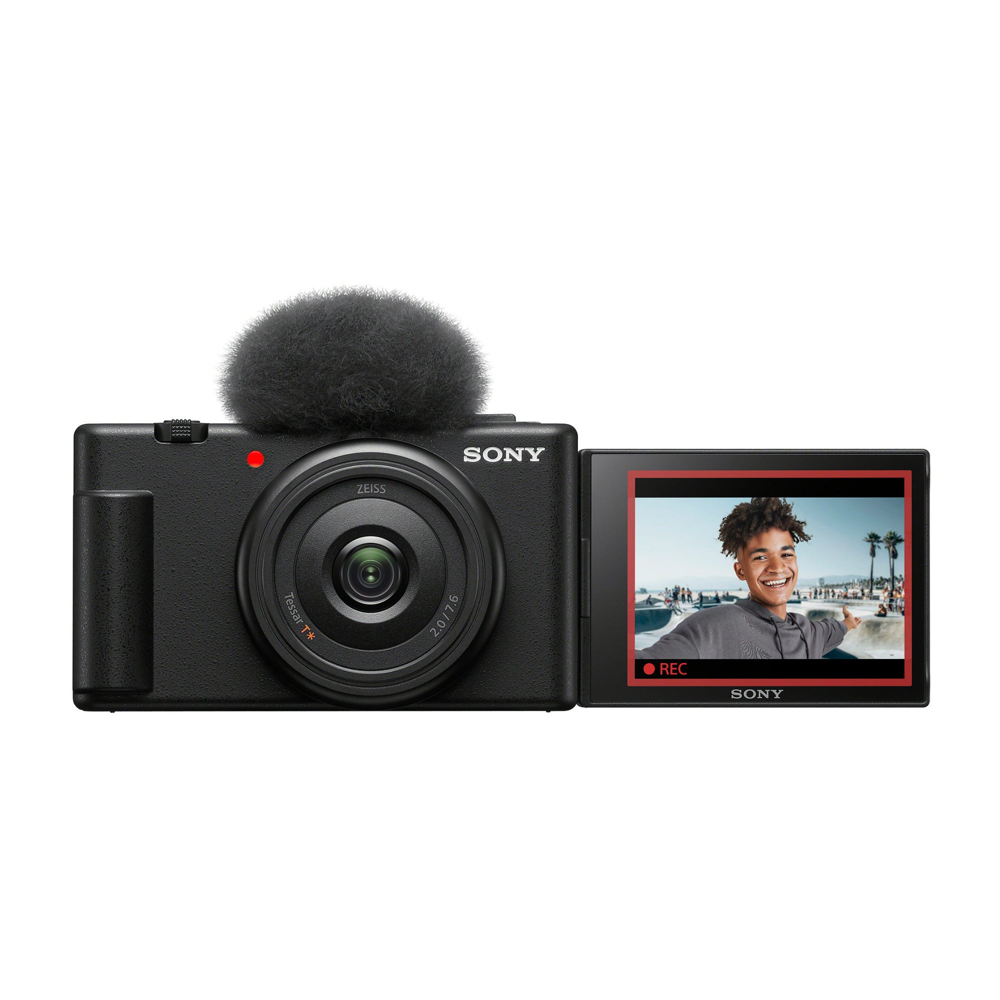Sony ZV-1F Vlog Camera for Content Creators and Vloggers (Black